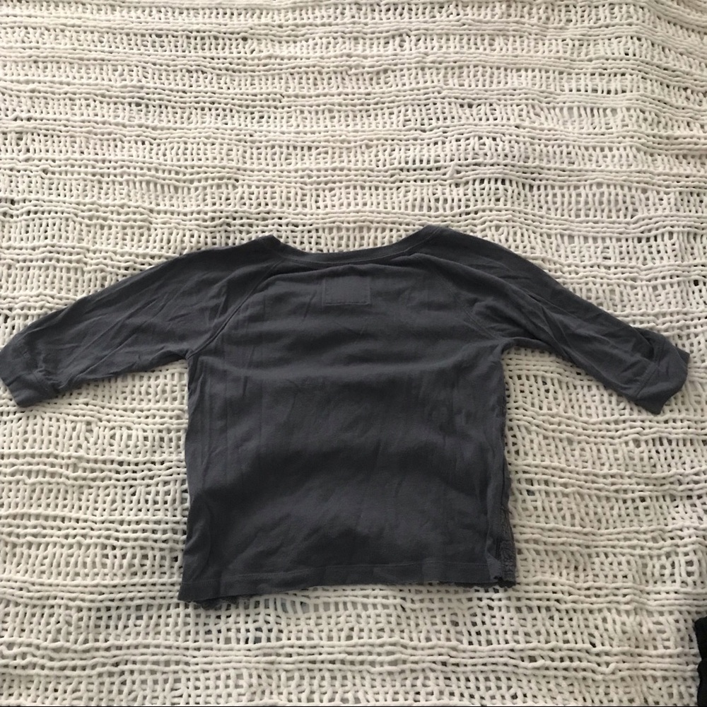 Gray Ruffled Shirt - Picture 2 of 3